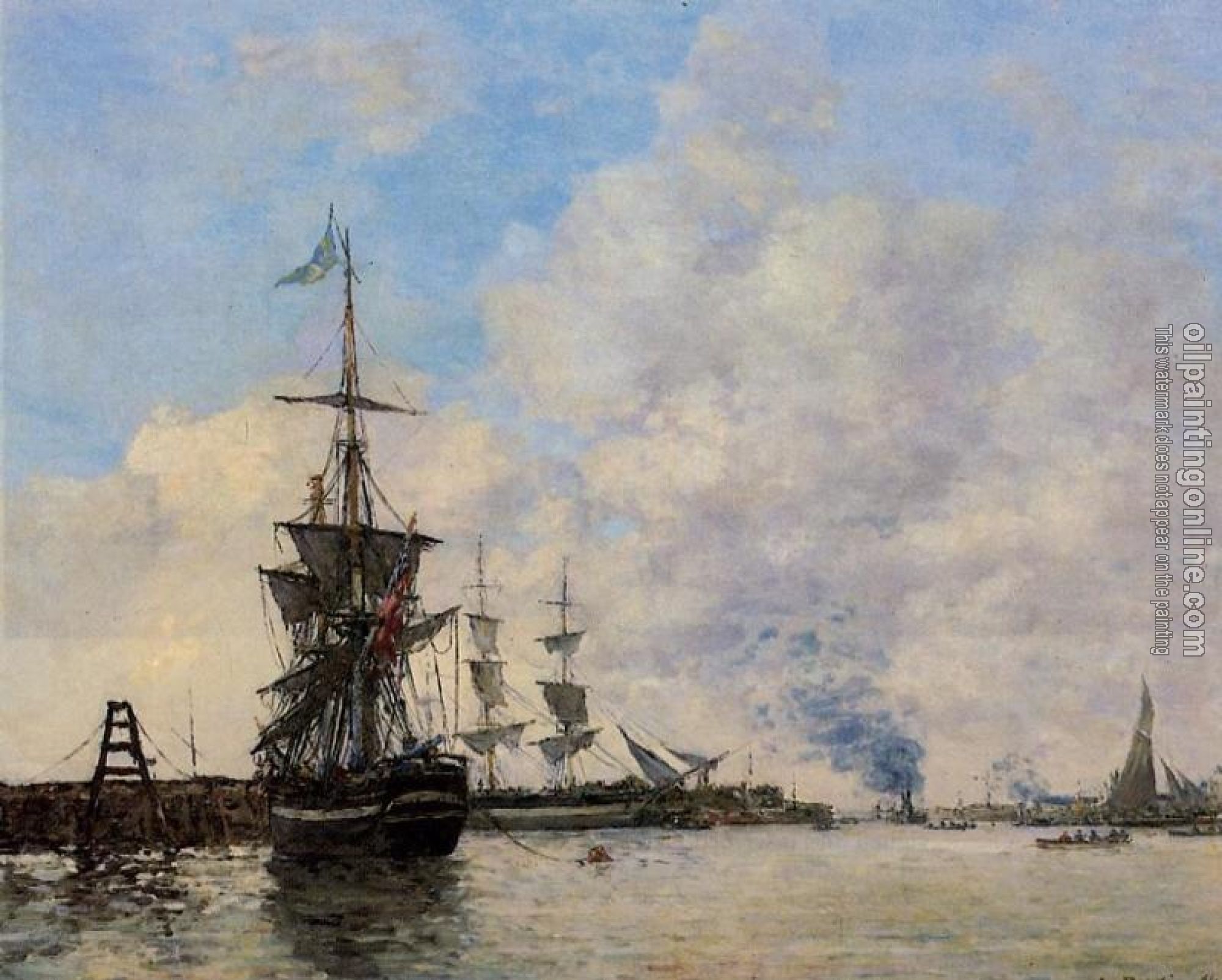 Boudin, Eugene - Le Havre, L'Avant Port